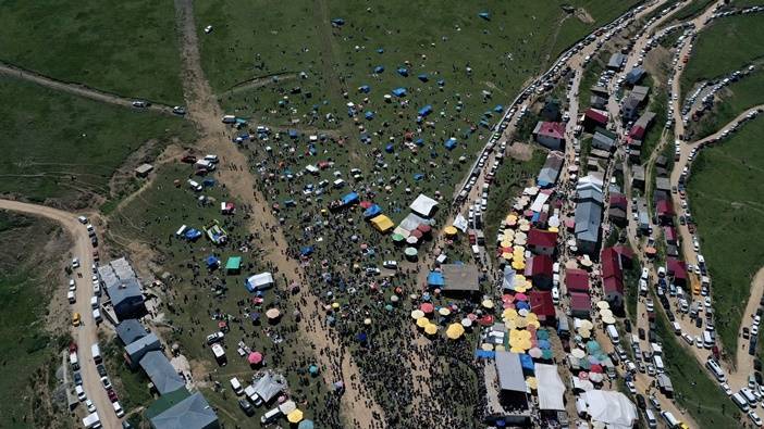 Trabzon'da Kadırga Yayla Şenliğinden renkli görüntüler 41